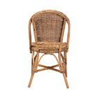 bali & pari Neola Modern Bohemian Natural Rattan Dining Chair