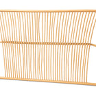 bali & pari Laina Modern Bohemian Natural Brown Rattan Queen Size Wall-mount Headboard
