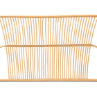 bali & pari Laina Modern Bohemian Natural Brown Rattan Queen Size Wall-mount Headboard