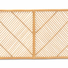 bali & pari Sakina Modern Bohemian Natural Brown Rattan Queen Size Wall-mount Headboard