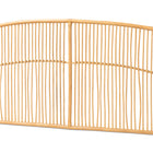 bali & pari Malvina Modern Bohemian Natural Brown Rattan Queen Size Wall-mount Headboard