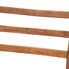 bali & pari Arthur Mid-Century Modern Walnut Brown Mahogany Wood and Natural Rattan 2-Piece Dining Chair Set