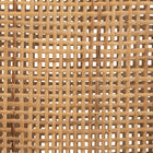 bali & pari Arthur Mid-Century Modern Walnut Brown Mahogany Wood and Natural Rattan 2-Piece Dining Chair Set