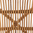 bali & pari Murai Modern Bohemian Natural Brown Rattan Dining Chair