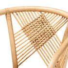 bali & pari Kagama Modern Bohemian Natural Brown Rattan Dining Chair