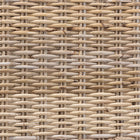 bali & pari Enver Modern Bohemian Grey Rattan and Brown Wood Dining Chair