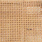 bali & pari Caspia Mid-Century Modern Walnut Brown Mahogany Wood and Natural Rattan Counter Stool
