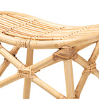 bali & pari Elgon Modern Bohemian Natural Brown Rattan Counter Stool