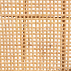 bali & pari Moscow Modern Bohemian Natural Brown Rattan and Walnut Brown Mahogany Wood Counter Stool