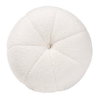 Baxton Studio Raelynn Modern and Contemporary Ivory Boucle Upholstered and Gold Metal Ottoman