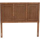 Baxton Studio Giordano Classic and Traditional Ash Walnut Finished Wood King Size Headboard