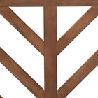 Baxton Studio Belisma Modern and Contemporary Ash Walnut Finished Wood Queen Size Headboard