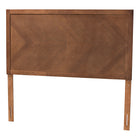Baxton Studio Terrian Classic and Traditional Ash Walnut Finished Wood Queen Size Headboard