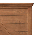 Baxton Studio Yorick Classic and Traditional Ash Walnut Finished Wood Queen Size Headboard