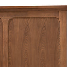 Baxton Studio Alarice Classic and Traditional Ash Walnut Finished Wood Queen Size Headboard