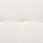 Baxton Studio Theo Japandi Cream Boucle Fabric and Walnut Brown Finished Wood Bench