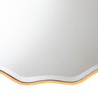 Baxton Studio Weston Modern Glam and Luxe Antique Goldleaf Finished Wood Accent Wall Mirror