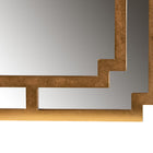 Baxton Studio Dayana Modern and Contemporary Antique Gold Finished Wood Accent Wall Mirror