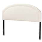 Baxton Studio Fiana Modern Cream Boucle Fabric Queen Size Headboard