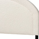 Baxton Studio Fiana Modern Cream Boucle Fabric Queen Size Headboard