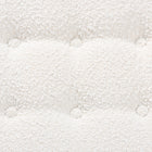 Baxton Studio Jeanine Japandi Cream Boucle Fabric and Walnut Brown Finished Rubberwood Ottoman Footstool