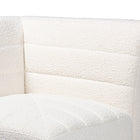 Baxton Studio Maya Modern White Boucle Fabric 4-Piece Modular Sectional Sofa