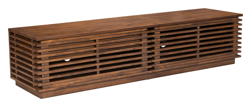 Zuo Linea Wide Entertainment Stand Walnut