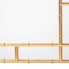 Baxton Studio Bedivere Modern Glam and Luxe Antique Goldleaf Metal Accent Wall Mirror