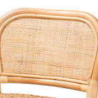 bali & pari Adrena Modern Bohemian Natural Brown Rattan Bar Stool