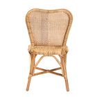 bali & pari Irene Modern Bohemian Natural Rattan Dining Chair