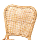 bali & pari Irene Modern Bohemian Natural Rattan Dining Chair