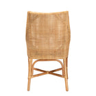 bali & pari Bella Modern Bohemian Natural Brown Rattan Dining Chair