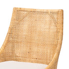 bali & pari Bella Modern Bohemian Natural Brown Rattan Dining Chair