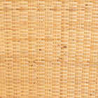bali & pari Monaco Modern Bohemian Oak Brown Finished Mahogany Wood and Natural Rattan Dining Chair