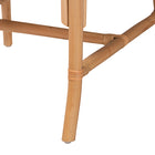 bali & pari Rio Modern Bohemian Natural Brown Rattan Dining Chair