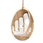 bali & pari Umika Modern Bohemian Natural Brown Rattan Hanging Chair