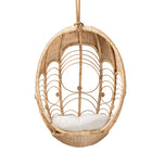 bali & pari Umika Modern Bohemian Natural Brown Rattan Hanging Chair