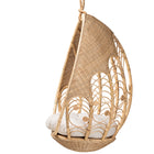 bali & pari Umika Modern Bohemian Natural Brown Rattan Hanging Chair