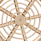 bali & pari Bowie Modern Bohemian Natural Brown Rattan 2-Piece Nesting End Table Set