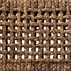 bali & pari Alise Modern Bohemian Dark Brown Mahogany Wood and Seagrass Counter Stool