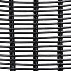 bali & pari Colorado Modern Bohemian Black Rattan and Metal Accent Chair
