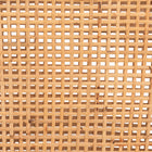 bali & pari Lingga Modern Bohemian Dark Brown Mahogany Wood and Natural Rattan Counter Stool