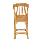 bali & pari Barito Modern Bohemian Natural Rattan Counter Stool