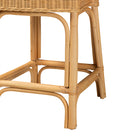 bali & pari Barito Modern Bohemian Natural Rattan Counter Stool