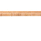 bali & pari Abelia Modern Bohemian Natural Rattan and Mahogany Wood Long Accent Bench