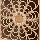 bali & pari Acelin Modern Bohemian Natural Brown Rattan Nightstand