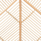 bali & pari Walid Modern Bohemian Natural Brown Rattan Queen Size Standalone Headboard