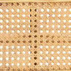 bali & pari Septa Modern Bohemian Natural Brown Rattan Accent Bench