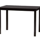 Baxton Studio Olympia Modern Beige Fabric and Espresso Brown Finished Wood 5-Piece Dining Set