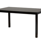 Baxton Studio Genesis Modern Beige Fabric and Dark Brown Finished Wood 6-Piece Dining Set